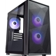 TecWare Forge M2 mATX PC Case, Compact High Airflow Mesh Front Panel, 3 x ARGB Fans Included, Hinged Tempered Glass Door, Supports 240mm Radiator, mATX/ITX, Black - Image 3