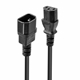 Lindy 30331 2m IEC C14 (Kettle) To IEC C13 (Kettle) Mains Extension Cable - Black, Perfect for use in Offices, Control Rooms, Digital Signage and Home Theatre Setups - Image 3