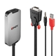Lindy 38296 0.18m VGA & Audio (M) To DisplayPort (F) 1.2 USB Powered 1920x1080@60Hz Adapter Cable - Black - Image 3