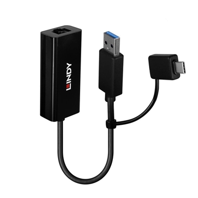 Lindy USB 3.2 Gen 1 Gigabit Ethernet Converter, Bus-Powered, No External Power Supply Required - Image 2