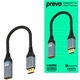 Prevo DPM-HDMIF-ADA Display Converter Adapter, DisplayPort (M) to HDMI (F), 0.2m, Black & Silver, DisplayPort 1.4 & HDMI 2.0, Supports up to 4K@60Hz, Braided Cable, Retail Box Packaging - Image 3