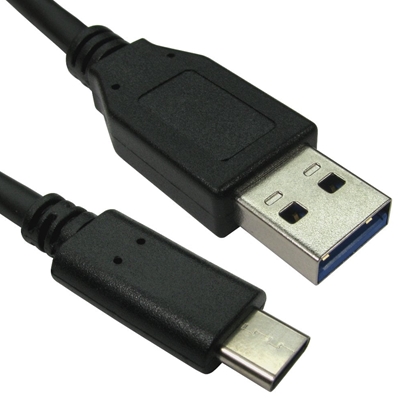 USB 3.1 Type C (M) to Type C (M) Cable 0.5m Black OEM Data Cable - Image 2