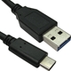 USB 3.1 Type C (M) to Type C (M) Cable 0.5m Black OEM Data Cable - Image 3