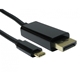 USB-C to DisplayPort 4K 60HZ 1 Meter Black Data Cable - Image 3