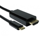 USB C TO HDMI 4K 60HZ 1 Meter Black Data Cable - Image 3
