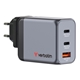 Verbatim (32201) GNC-65 GaN Charger 65W with 2 x USB-C PD 65W / 1 x USB-A QC 3.0 (EU/UK/US) - Image 3