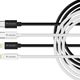 Verbatim (32392) Essentials Sync & Charge USB-C to Lightning Cables (2 pack) Black & White, 1m, 27W PD, 480Mbps, USB Power Delivery 3.0 Supports Up To 27W Charging Power - Image 3