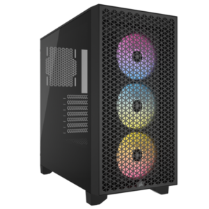 CORSAIR 3000D RGB AIRFLOW BLACK MID CASE