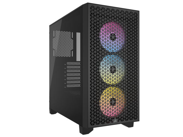 CORSAIR 3000D RGB AIRFLOW BLACK MID CASE