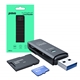 Prevo CR311 USB 3.0 Card Reader, High-speed Memory Card Adapter Supports SD/Micro SD/TF/SDHC/SDXC/MMC, Compatible with Windows, OS, Black - Image 3