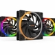 be quiet! Light Wings PWM High Speed Addressable RGB Fan Pack, 120mm, 2500RPM, 4-Pin PWM Fan & 3-Pin ARGB Connectors, Black Frame, Black Blades, ARGB Lighting on Front & Rear, Addressable RGB Hub Included - Image 3