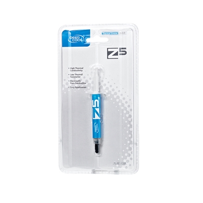 DeepCool Z5 Thermal Compound Syringe, 7g, Silver Grey, High Performance with Excellent Thermal Conductivity, Recommended for use with High Performance CPU Coolers - Image 2