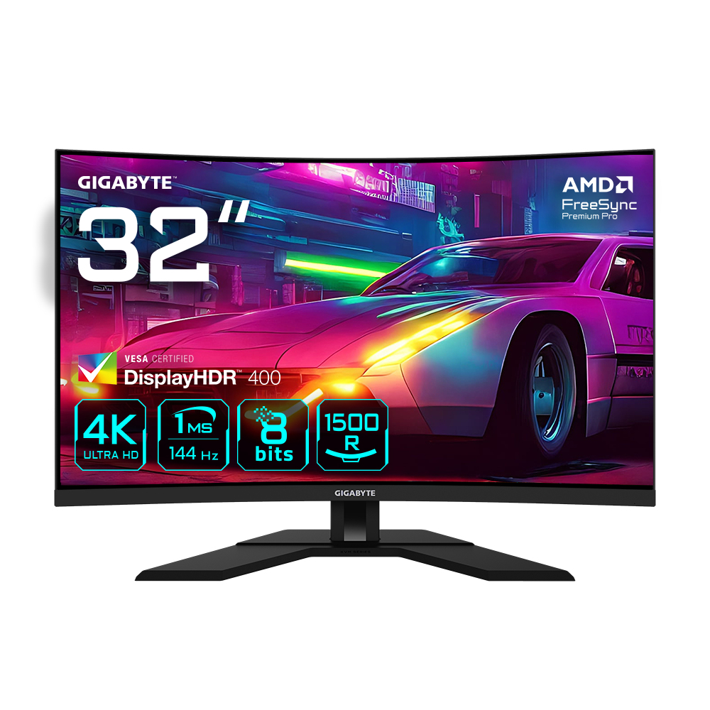 GIGABYTE 31.5 VA MONITOR SPK CUR M32UC