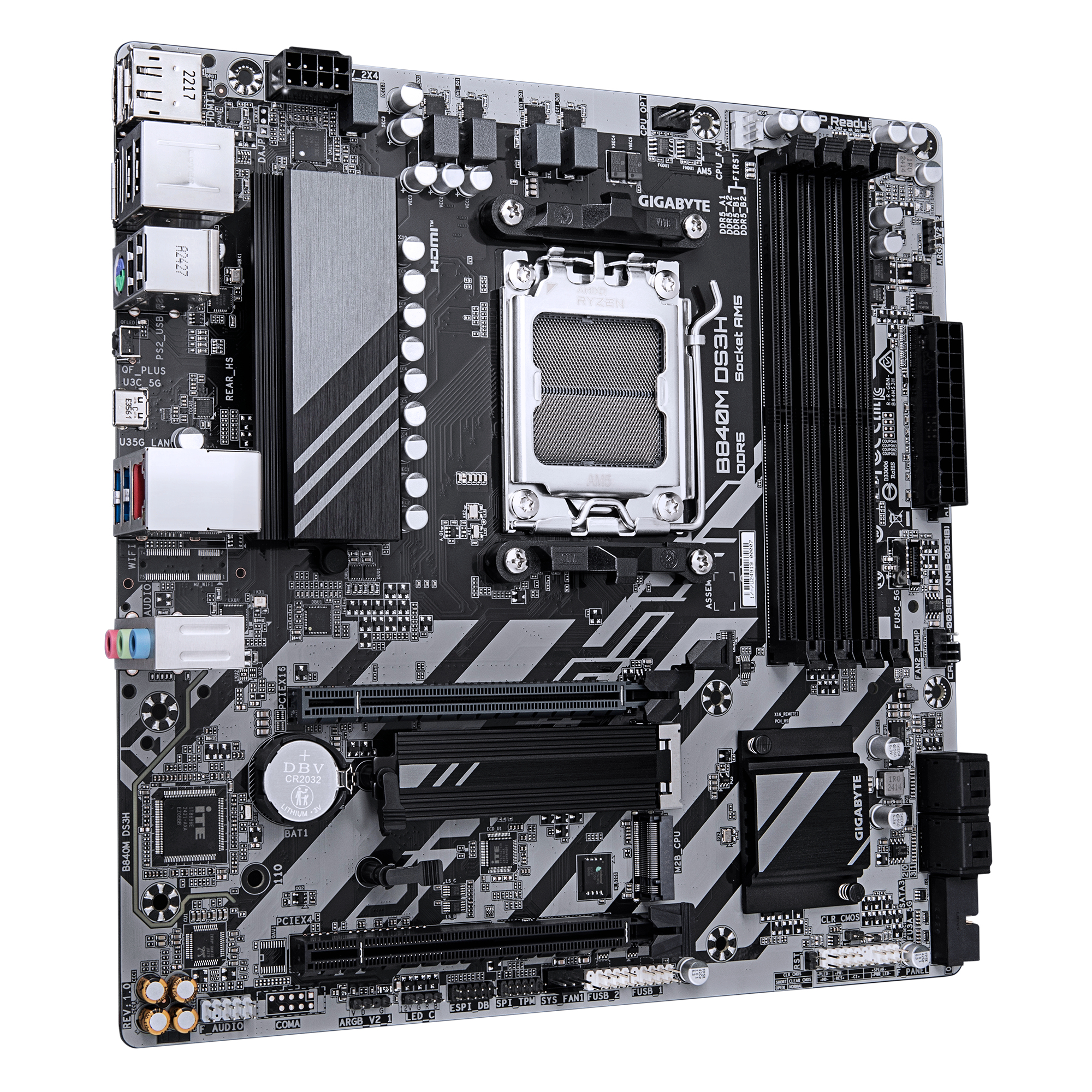 GIGABYTE AM5 B840M DS3H M-ATX - Image 3
