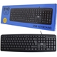 Evo Labs KD-101LUK Wired Keyboard, USB Plug and Play, Full Size, Qwerty UK Layout, Ideal for Home or Office, Black - Image 3