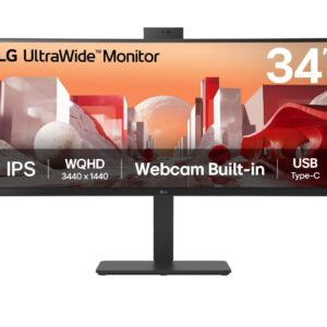 LG 23.8 IPS MON CUR SPK WCAM 34BA85QE-B