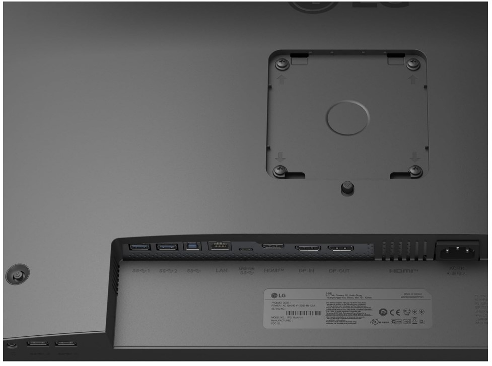 LG 27 IPS MONITOR SPK WEBCAM 27BA850-B - Image 4