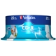 Verbatim (43439) CD-R Wide Inkjet Printable ID Branded 25 Pack Spindle AZO 700MB 52X - Image 3