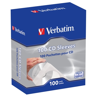 Verbatim (49976) CD Paper Sleeves 100-Pack - Image 2