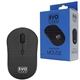 Evo Labs BTM-001 Bluetooth Mouse, 800 DPI Optical Tracking, Full Size, 3 Button with Scroll Wheel, Ambidextrous Design, Matte Black - Image 3