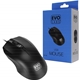 Evo Labs MO-128 Wired USB Plug and Play Mouse, 800 DPI Optical Tracking, 3 Button with Scroll Wheel, Ambidextrous Design, Matte Black - Image 3