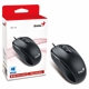 Genius DX-110 Wired PS2 Plug and Play Mouse, 1000 DPI Optical Tracking, 3 Button with Scroll Wheel, Ambidextrous Design with 1.5m Cable, Black - Image 3