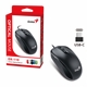 Genius DX-110 Wired USB-Type C Plug and Play Mouse, 1000 DPI Optical Tracking, 3 Button with Scroll Wheel, Ambidextrous Design with 1.5m Cable, Black - Image 3
