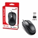 Genius DX-120 Wired USB Type-C Plug and Play Mouse, 1200 DPI Optical Tracking, 3 Button with Scroll Wheel, Ambidextrous Design with 1.5m Cable, Black - Image 3