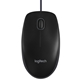 Logitech B100 Wired USB Mouse, 3-Buttons, 1000dpi and Optical Tracking, Ambidextrous Design for PC, Mac and Laptop, Black - Image 3