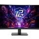 ASRock Phantom Gaming PG27QRT1B 27 Inch QHD (2560 x 1440) Curved 1500R VA Gaming Monitor, 180Hz 1ms (MPRT) Response Time, 2 x HDMI 2.0, 1 x DisplayPort 1.4, 1 x Headphone Out - Image 3