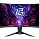 ASRock Phantom Gaming PG27QRT2A 27 Inch QHD (2560 x 1440) Curved (1500R) VA Gaming Monitor, 180Hz 1ms (MPRT) Response Time, 2 x HDMI 2.0, 1 x DisplayPort 1.4, with Speakers, Integrated Wi-Fi Antena (Compatible with Wi-Fi 4/5/6/6E/7) - Image 3