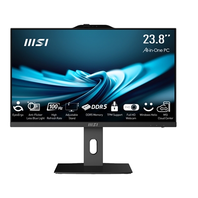 Intel Quad Core i3 14th Gen 23 Inch Full HD All-in-One Business / Education Desktop PC with 16GB RAM and 256GB SSD HD Cam - Pre Built PC - Image 2