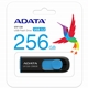 Adata DashDrive UV128 256GB USB 3.0 Flash Drive, Black and Blue - Image 3
