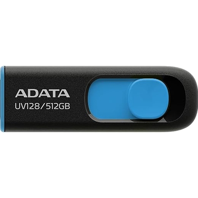 Adata UV128 512GB USB 3.2 Gen 1 Flash Drive, Black and Blue - Image 2