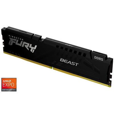 Kingston FURY Beast KF556C36BBE-16 16GB (1x 16GB) DIMM System Memory, 5600MHz, DDR5, CL36, Black, Intel XMP, AMD EXPO - Image 2