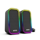 Marvo Scorpion SG-285 Havoc 20 USB Powered Stereo RGB 6W Gaming Speakers (Black) - Image 3
