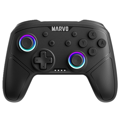 Marvo GT-80 Pact 60 Wireless Gaming Controller Compatible with PS3, PS4, Switch, PC and Mobile (Black) - Image 2