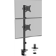 VonHaus Vertical Double Monitor Stand for 13-32" Screens, Twin Monitor Mount with Clamp, Height Adjustable, Easy Assemble Stand with Full Tilt, Rotation & Swivel Arms, VESA 75x75 & 100x100mm - Image 3