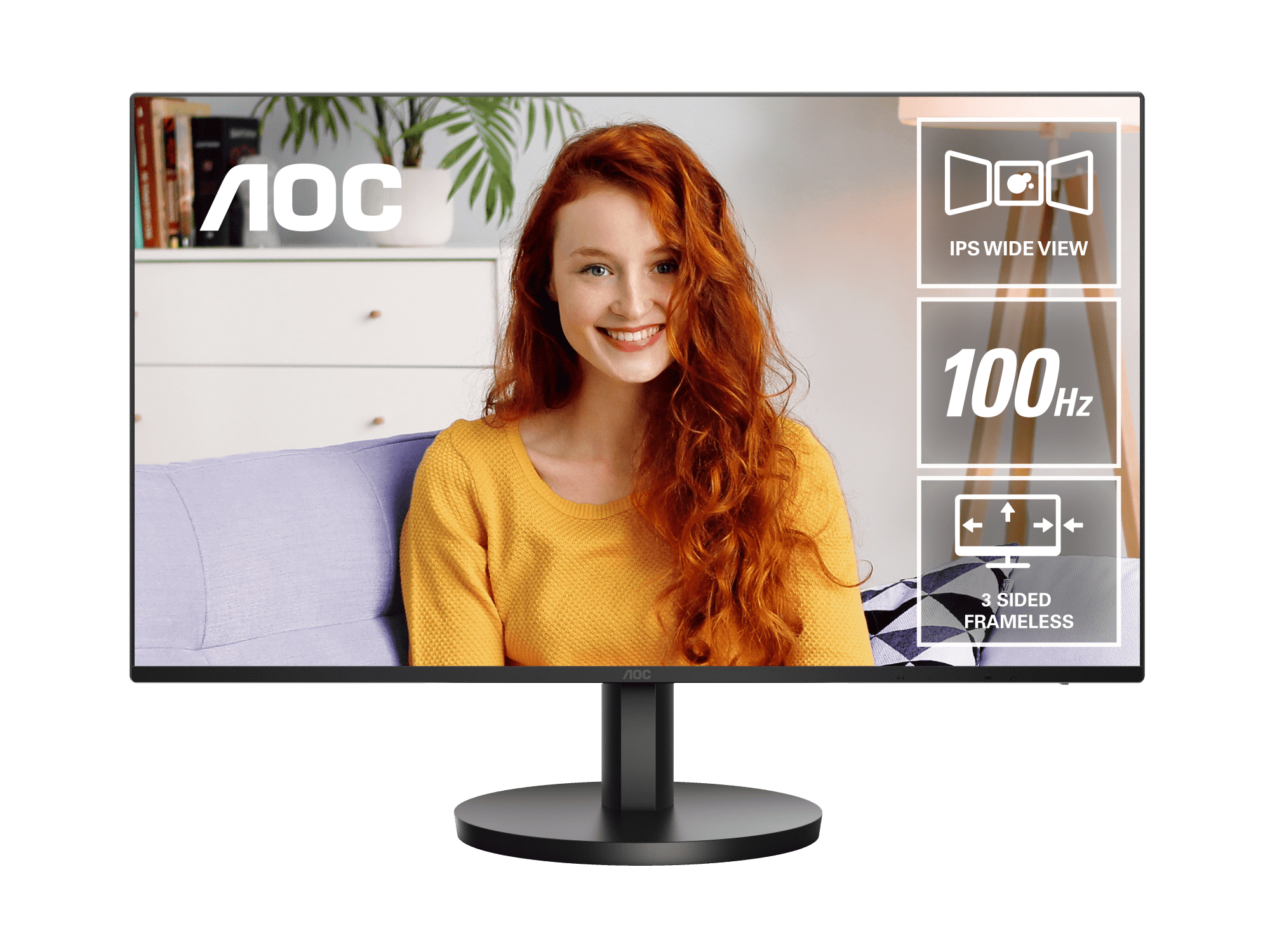 AOC 23.8 IPS MONITOR SPK 24B3HA2