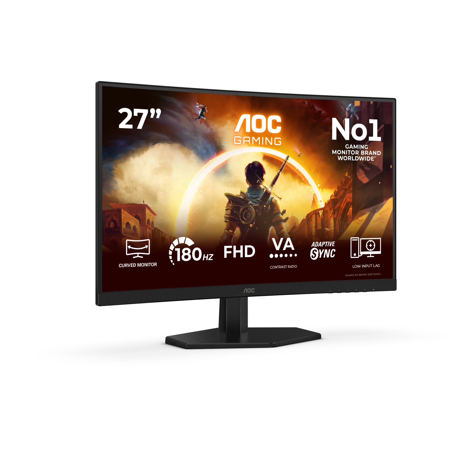 AOC 27 VA CURVED MONITOR C27G42FE - Image 2