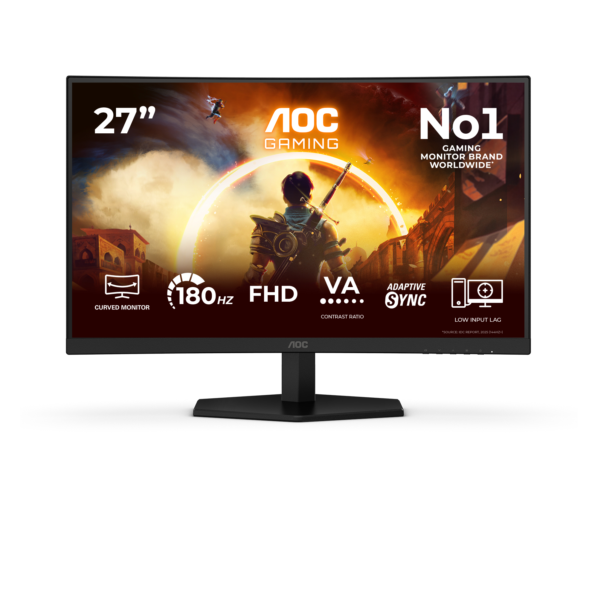 AOC 27 VA CURVED MONITOR C27G42FE - Image 3