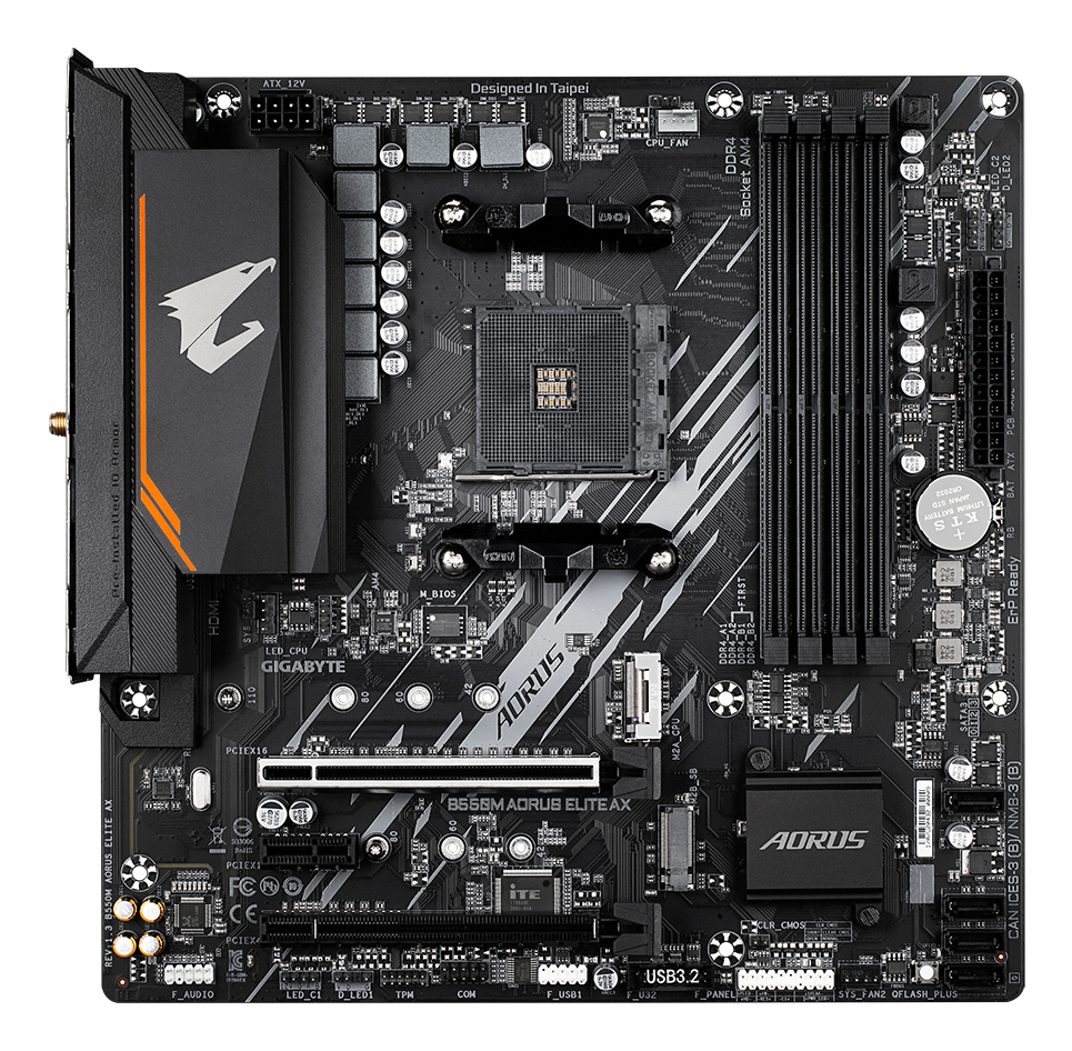 AORUS AM4 B550M AORUS ELITE AX M-ATX - Image 2
