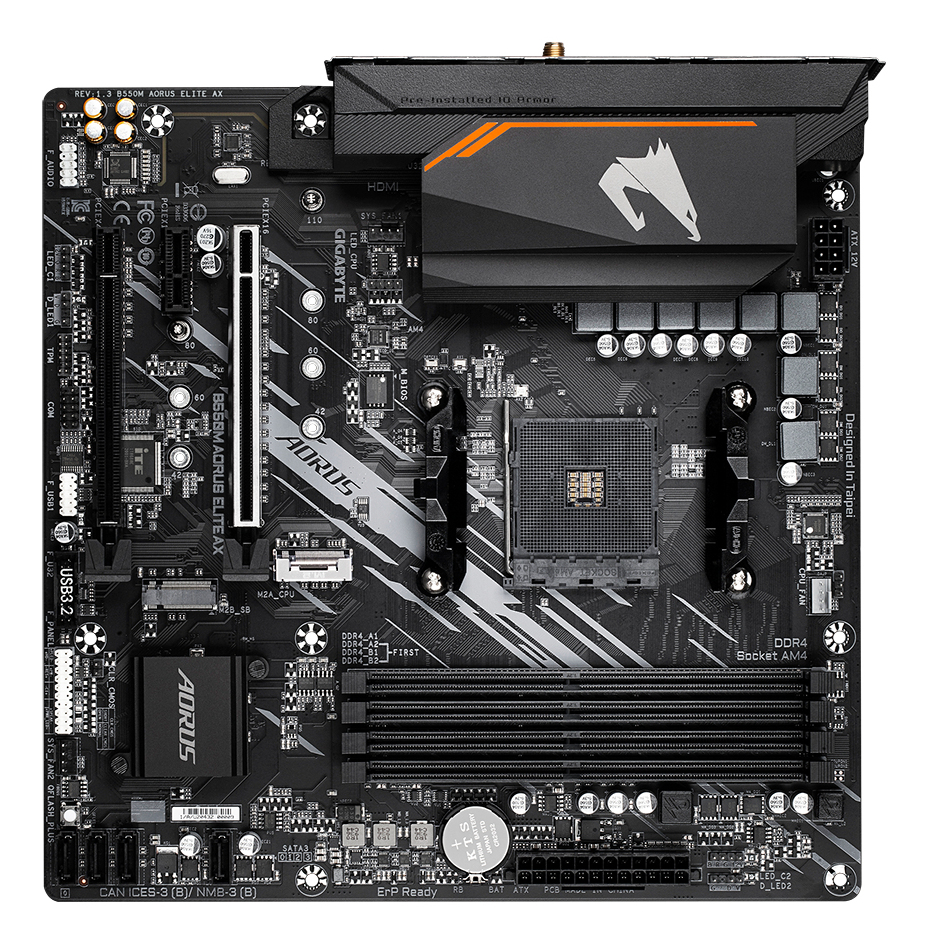 AORUS AM4 B550M AORUS ELITE AX M-ATX - Image 4