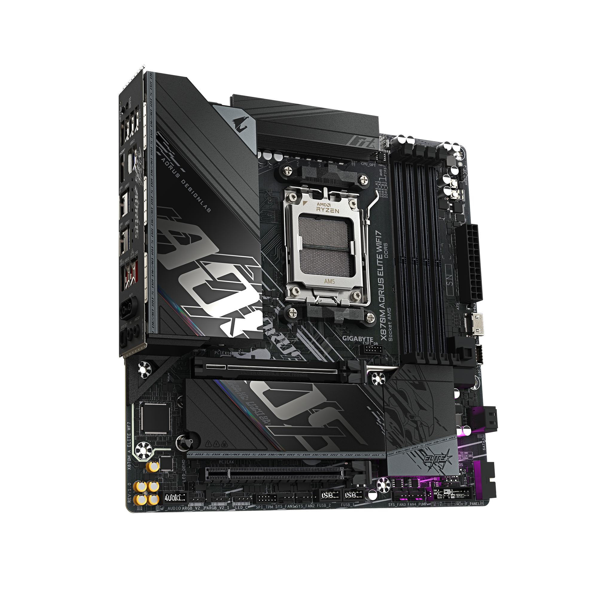 AORUS AM5 X870M AORUS ELITE WIFI7 M-ATX - Image 4