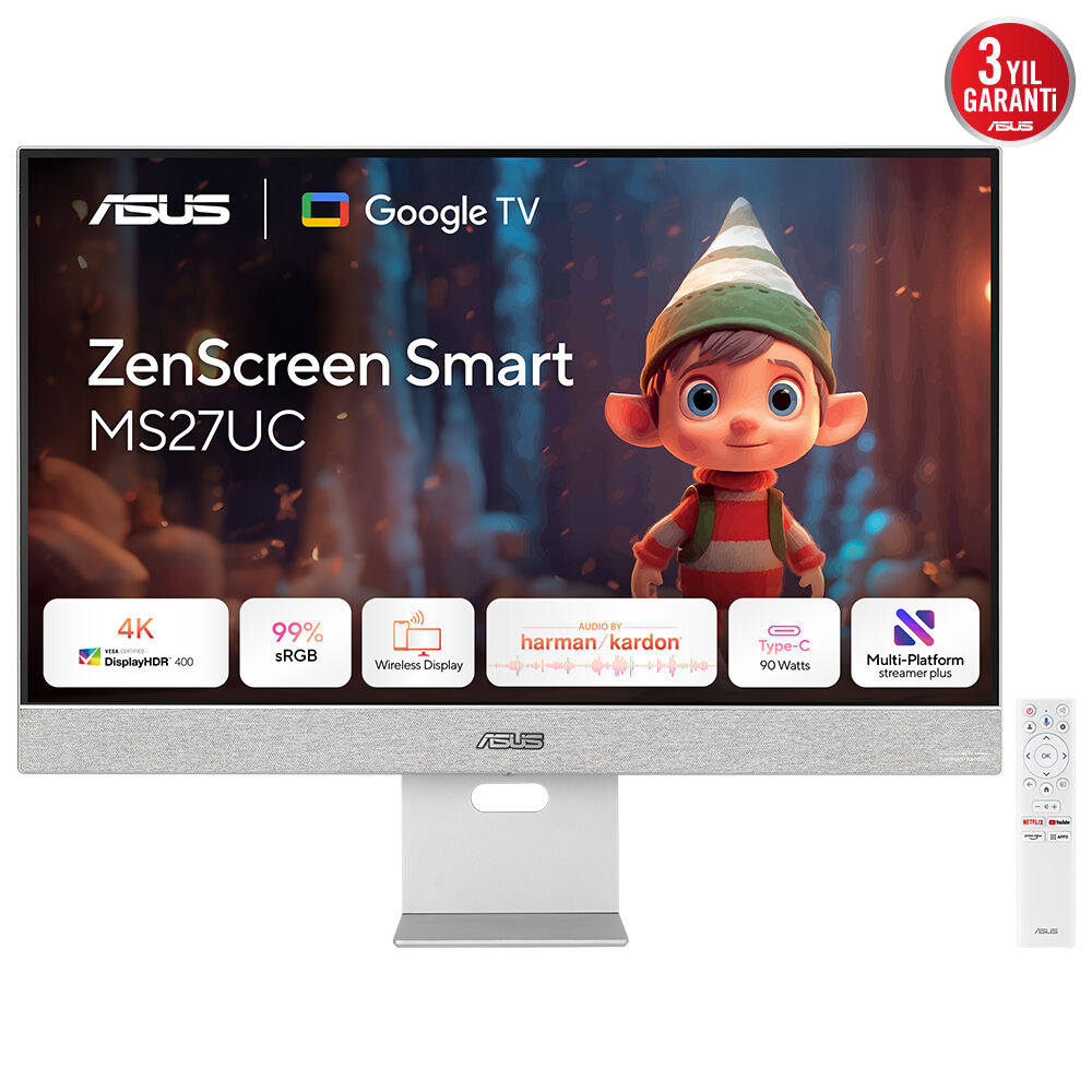 ASUS 27 IPS ZENSCREEN SMART MS27UC SPK - Image 2