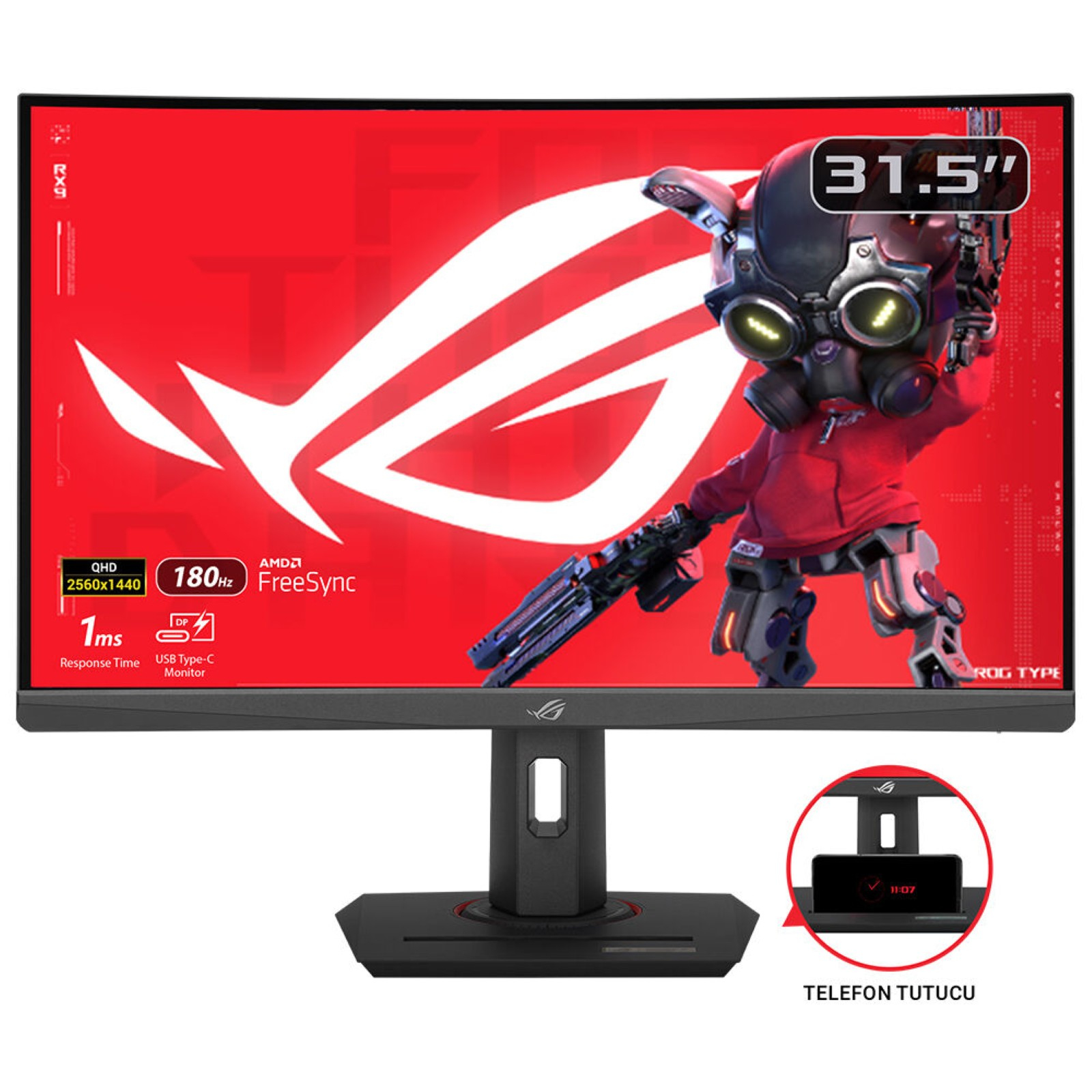ASUS 31.5 VA MON CUR ROG SWIFT XG32WCS