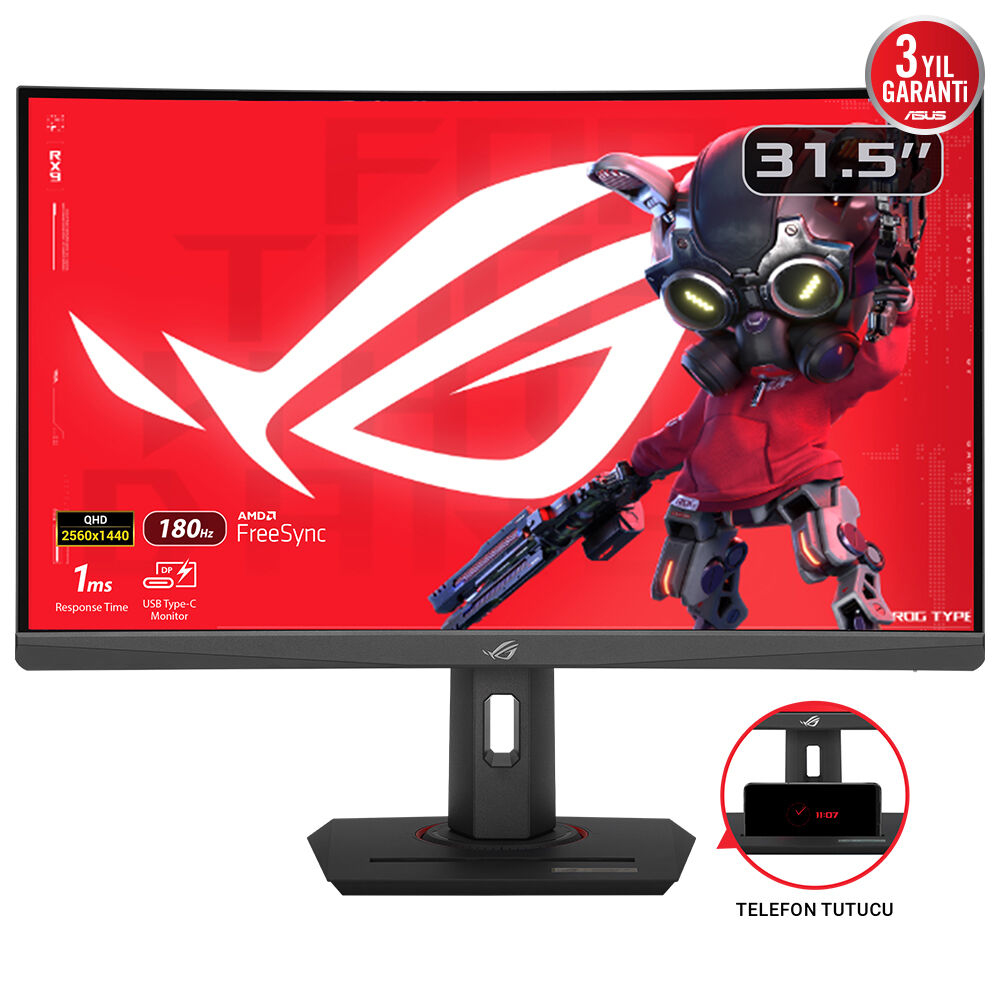 ASUS 31.5 VA MON CUR ROG SWIFT XG32WCS - Image 2