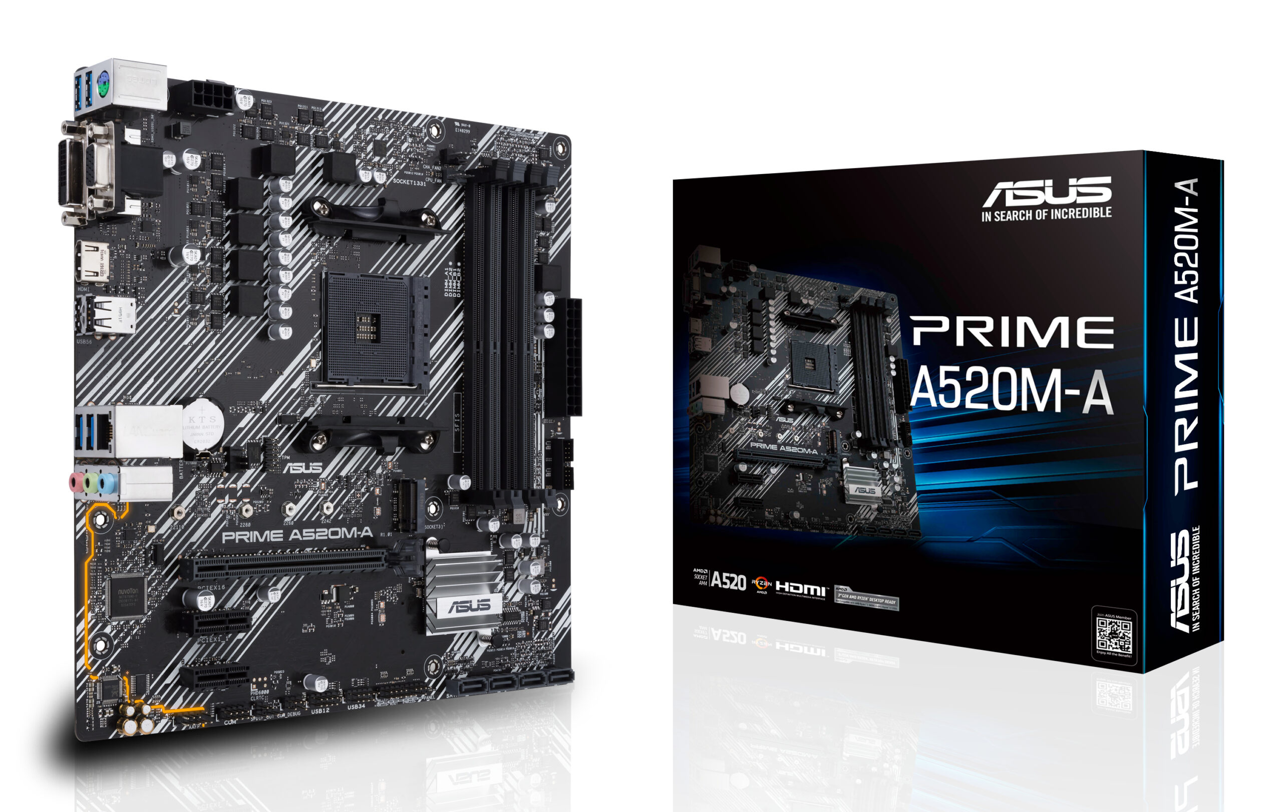 ASUS AM4 PRIME A520M-A II/CSM M-ATX