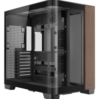 Antec Constellation C8 Full TowerGaming Case, 1 x USB Type-C / 2 x USB 3.0, Curved Tempered Glass Front and Side Window Panel, Walnut Wood Rish Side, Dual Chanber Design, 0 x Pre-Installed Fans, E-ATX(280mm), ATX, M-ATX, ITX Compatible