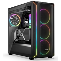be quiet! BGW63 Shadow Base 800 FX  Mid Tower Gaming Case, 1 x USB Type-C / 1 x USB 3.2, Tinted and Tempered Glass Side Window Panel, Air-permeable Front and Top Cover, 4 x Pre-Installed ARGB LED Fans, E-ATX / ATX / M-ATX / Mini-ITX Compatible